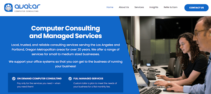 Cover image for AvatarCC Website Design and Development