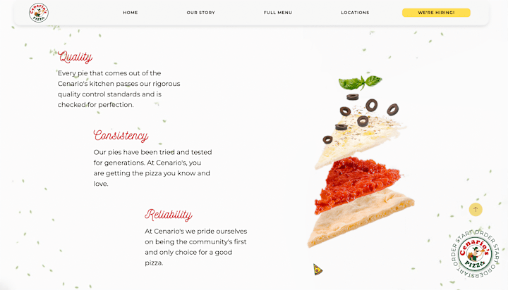 Cover image for Cenario’s Pizza • $340k/Year Webflow Transformation