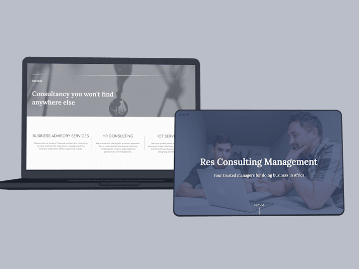 Cover image for Res Management consulting Website redesign