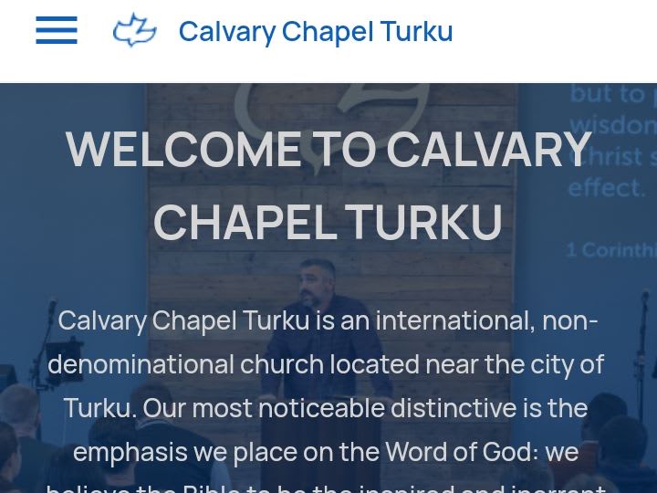 Cover image for Church website with custom CMS 