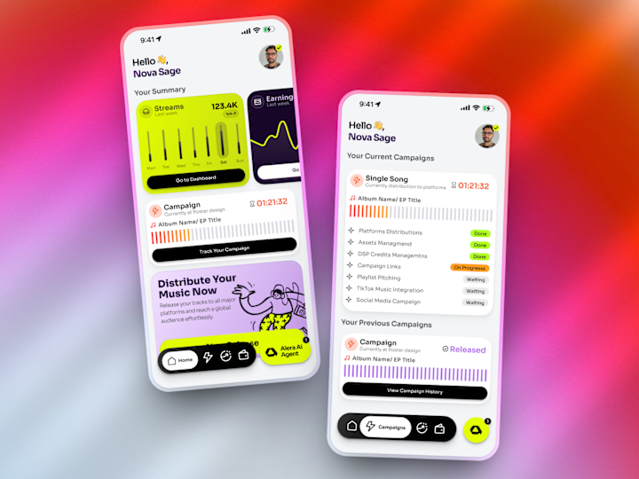 Cover image for App for AI Music Distribution