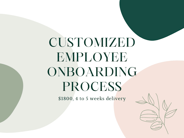 Cover image for Customized Employee Onboarding Process