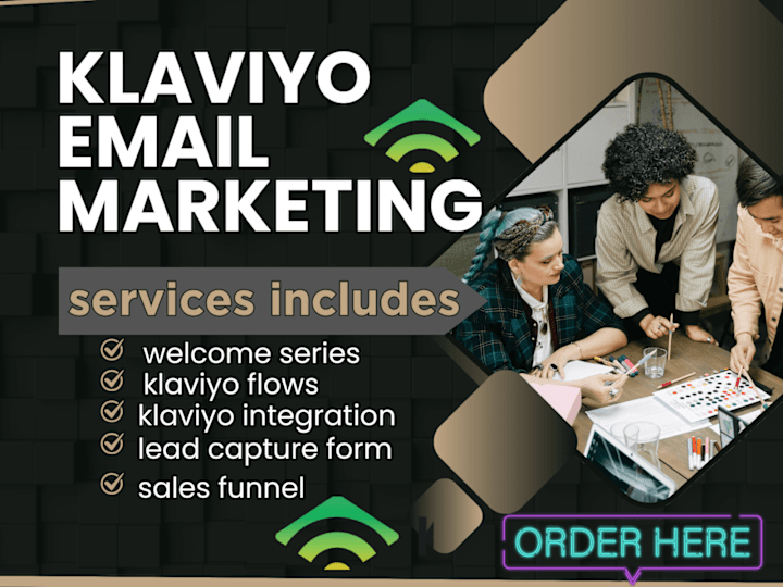 Cover image for create klaviyo email marketing flows shopify marketing sales 