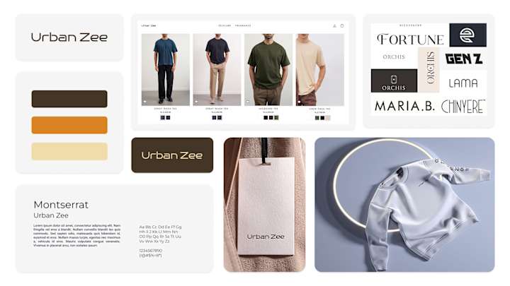 Cover image for Bento Presentation of Logo for a luxury T-Shirt Brand