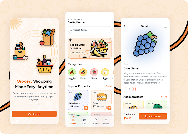 Cover image for GroceryPal - Grocery Store Mobile App