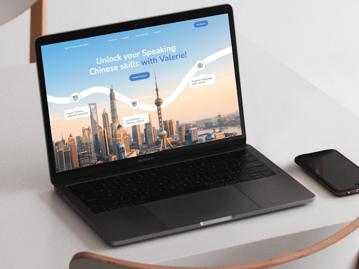 Cover image for Chinese With Valerie Landing Page