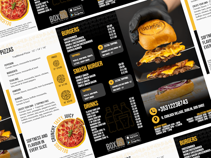 Cover image for Hospitality  Menus  🍔  ☕  🍟  🥦