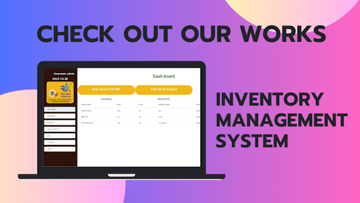 Cover image for Inventory management system