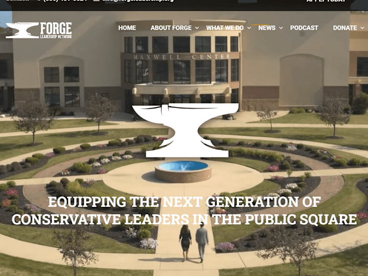Cover image for Forge Leadership Network - Wordpress Redesign