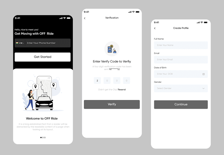 Cover image for Uber Clone - App Design 