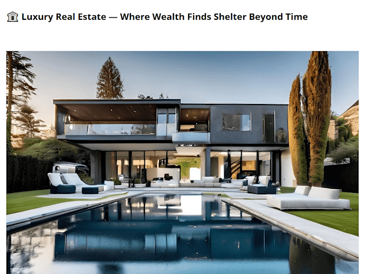 Cover image for 🏛️ Luxury Real Estate 