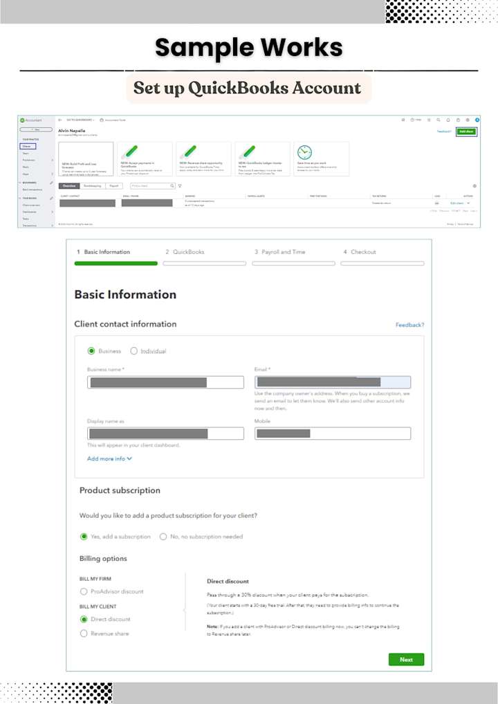 Cover image for Sample Bookkeeping Works