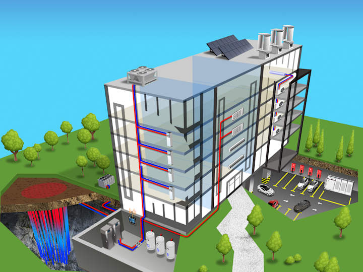 Cover image for Building cutaway illustration
