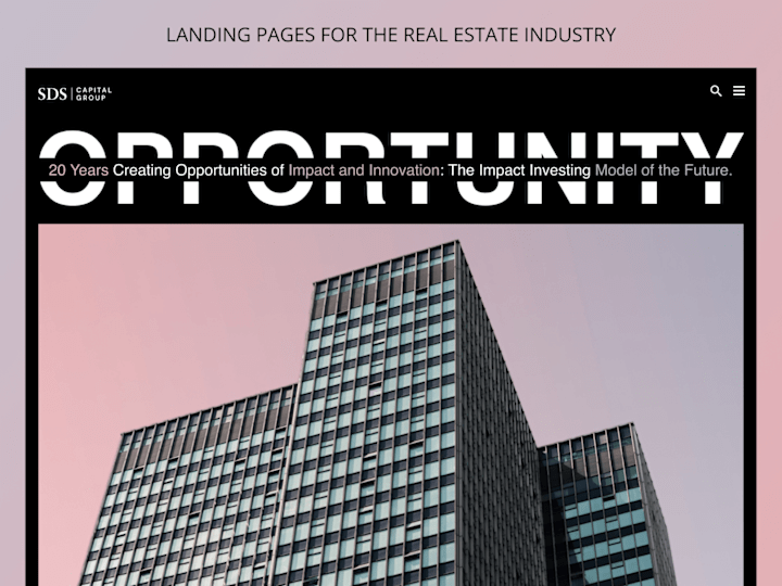 Cover image for Web Design Concepts for the Real Estate Industry (SDSCG)