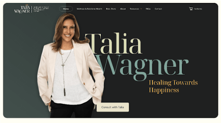 Cover image for Talia Wagner Rebrand and Website Design