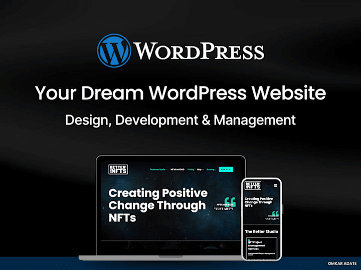 Cover image for WordPress/WooCommerce Website Design, Development and Management