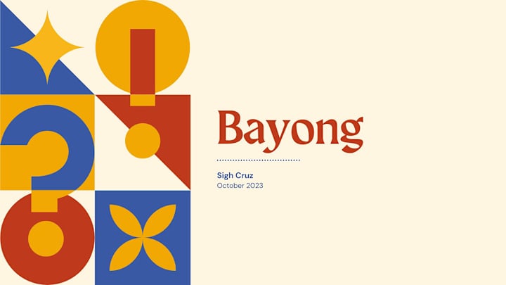 Cover image for Bayong Presentation Deck
