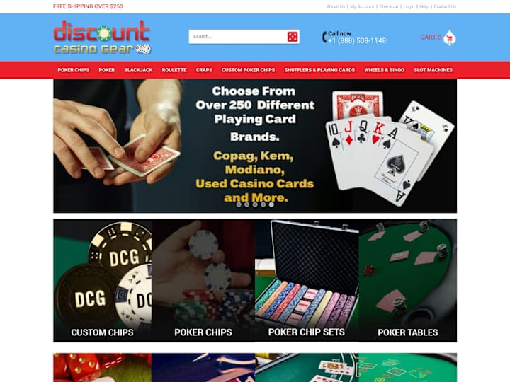 Cover image for Discount Casino Gear | Project Management