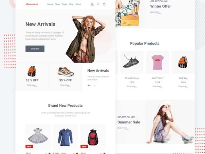 Cover image for WordPress Woocommerce Website Design