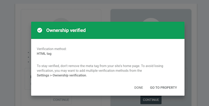 Cover image for Google Ownership Verification