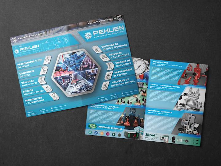 Cover image for PEHUEN | Brochure, flyers and web design (brand identity)