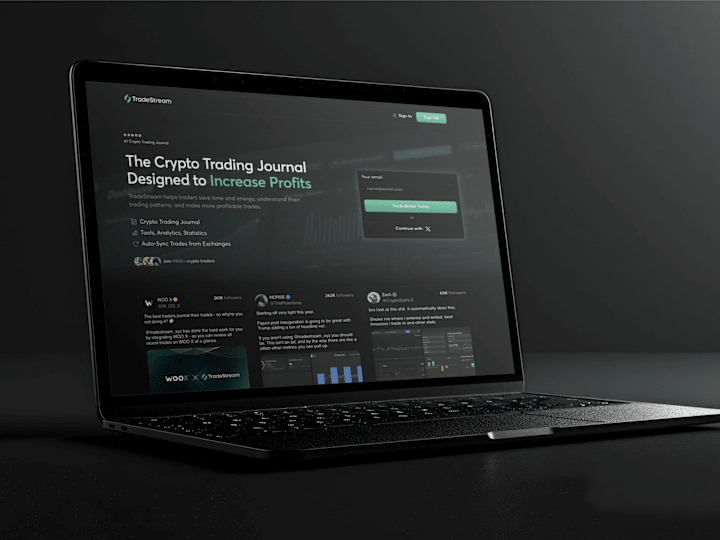 Cover image for Landing Page Redesign - TradeStream