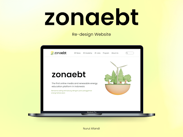 Cover image for Re-design Website ZonaEBT