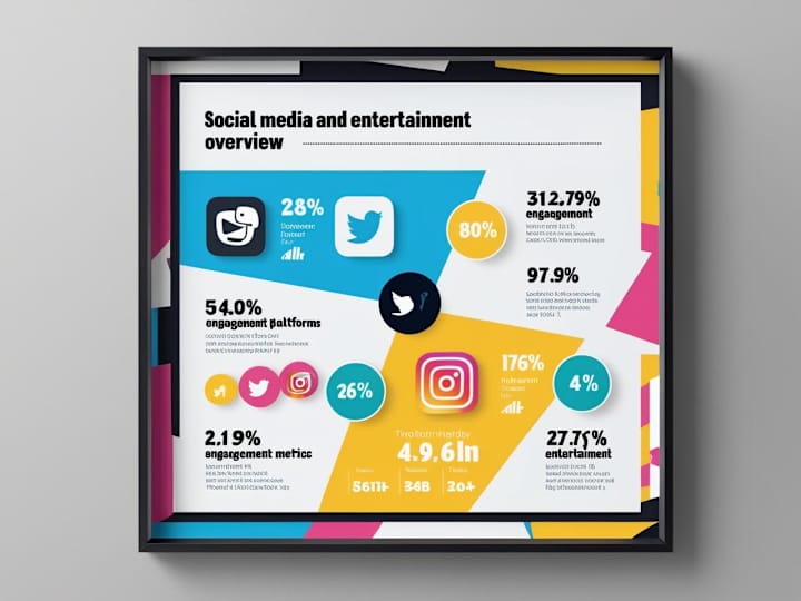 Cover image for Social Media and Entertainment Overview Dashboard