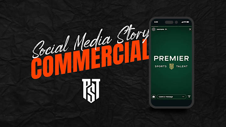 Cover image for Story Commercial for Premier Sports Talent | Animated Instagram…