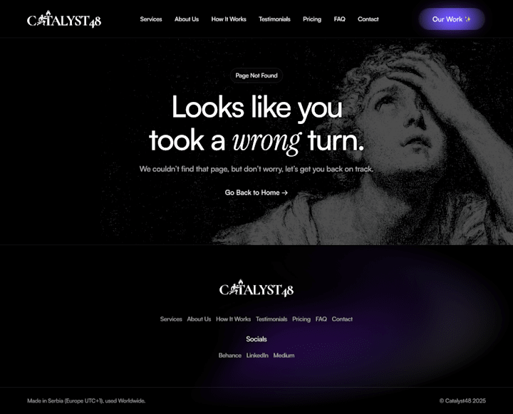 Cover image for Catalyst48 Landing Page Design