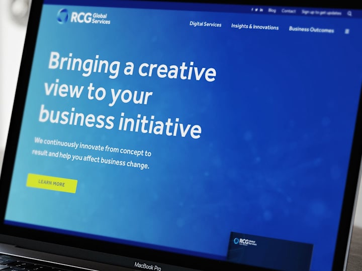 Cover image for RCG Global Services brand & web