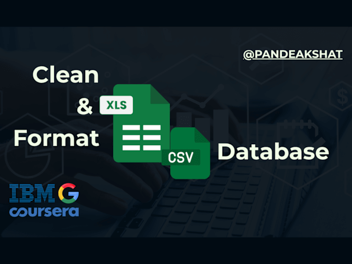 Cover image for Expertly Clean and Format your Excel or CSV data