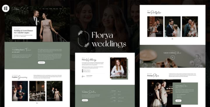 Cover image for Florya - Wedding and Event Planner Elementor WordPress Theme