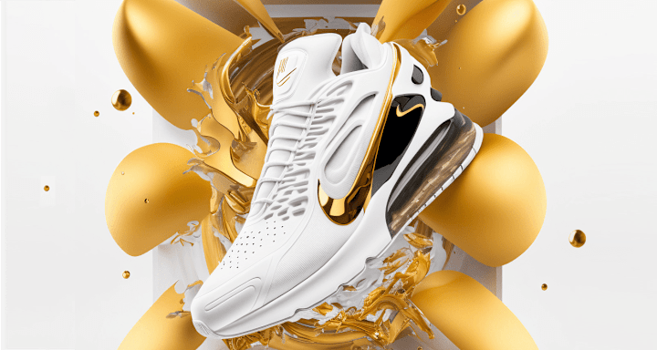 Cover image for "Nike Gold" Concept Art