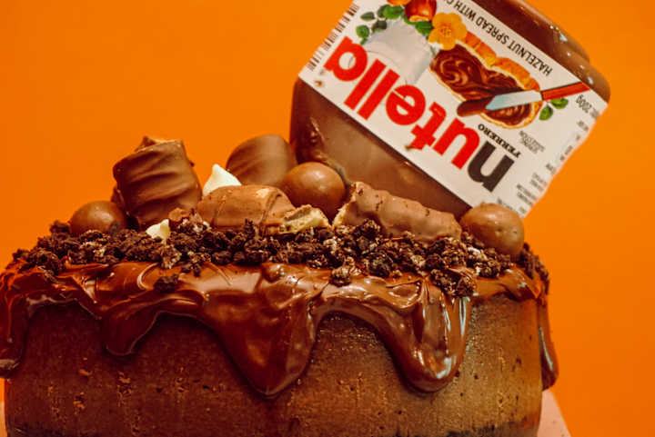 Cover image for Overload Nutella Cheesecake Photography 