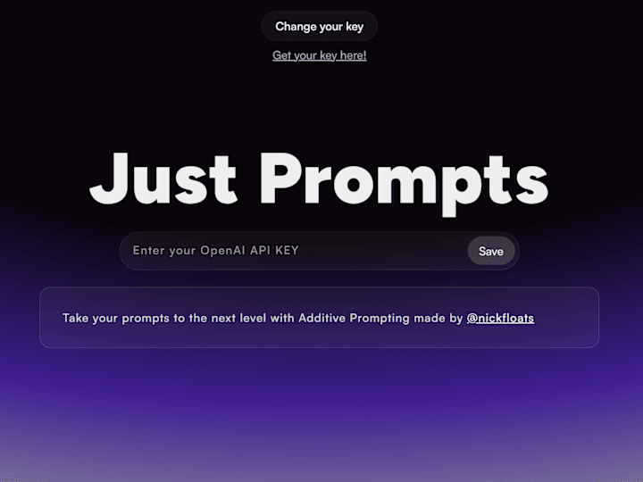 Cover image for Just Prompt: Unleash Powerful AI Prompts