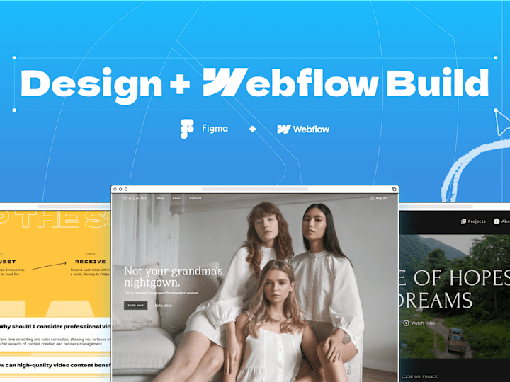 Cover image for Build a modern Webflow website with a unique design in Figma