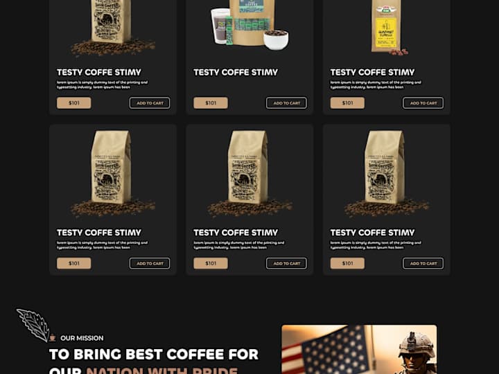 Cover image for First Call Coffee Company Website