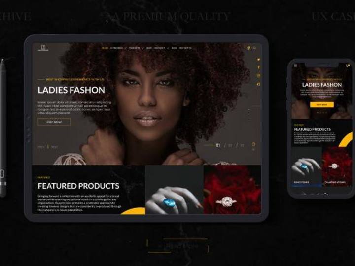 Cover image for Luxury e-commerce website design