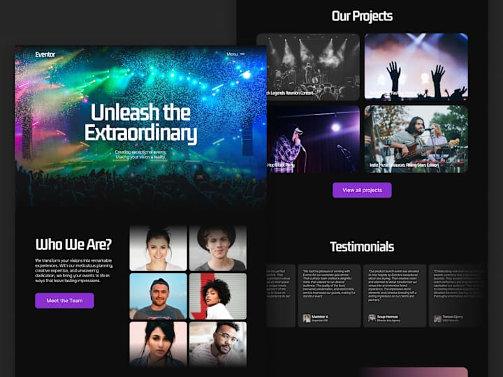 Cover image for Eventor - Framer Website Template