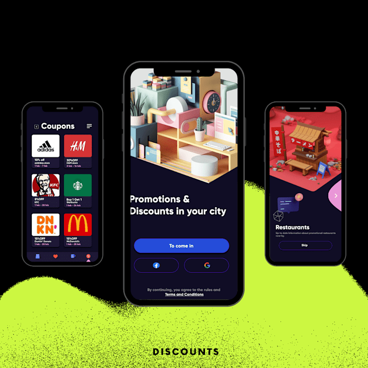 Cover image for Discounts | App Design & Development