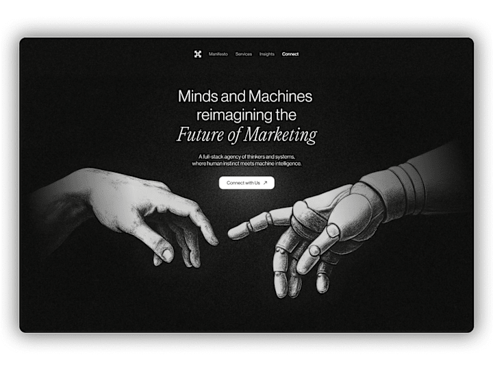 Cover image for Landing Page Design - Human x AI Marketing Agency