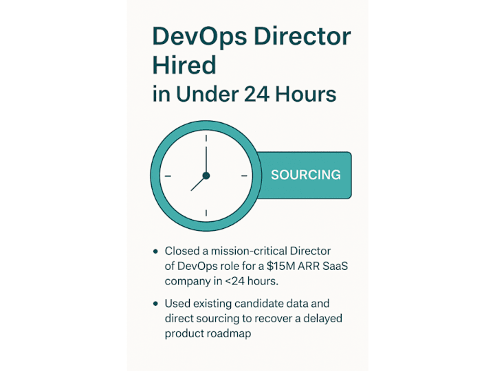 Cover image for DevOps Director Hired in Under 24 Hours