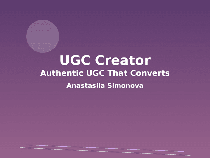 Cover image for UGC Content Creation for Brands