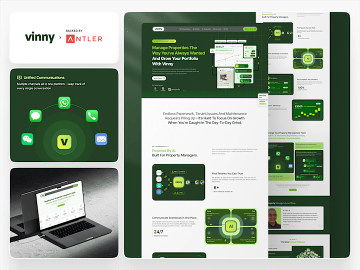Cover image for Real Estate AI Agent [B2B] | Web Dev + UI Design+ Illustration 