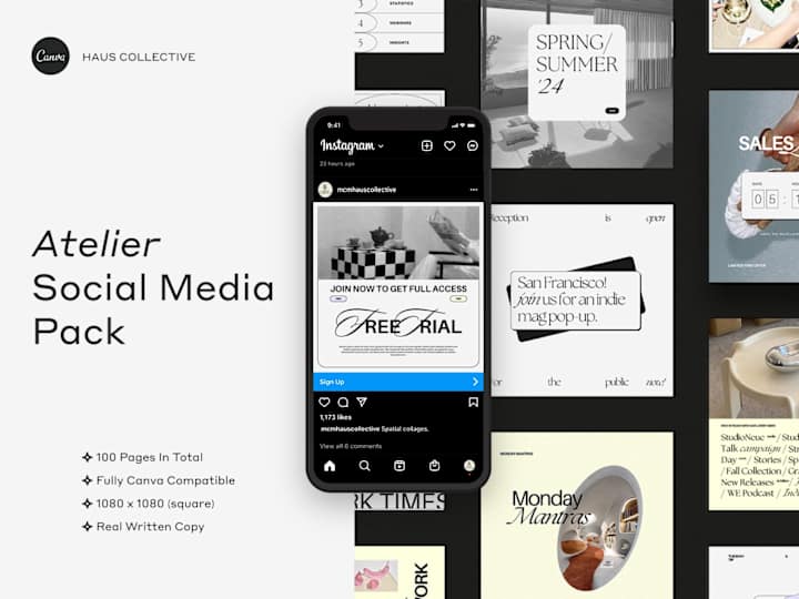 Cover image for Atelier Social Media Kit