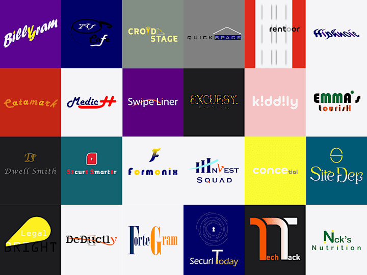 Cover image for 25 Logo designs of Various Types for various Companies 