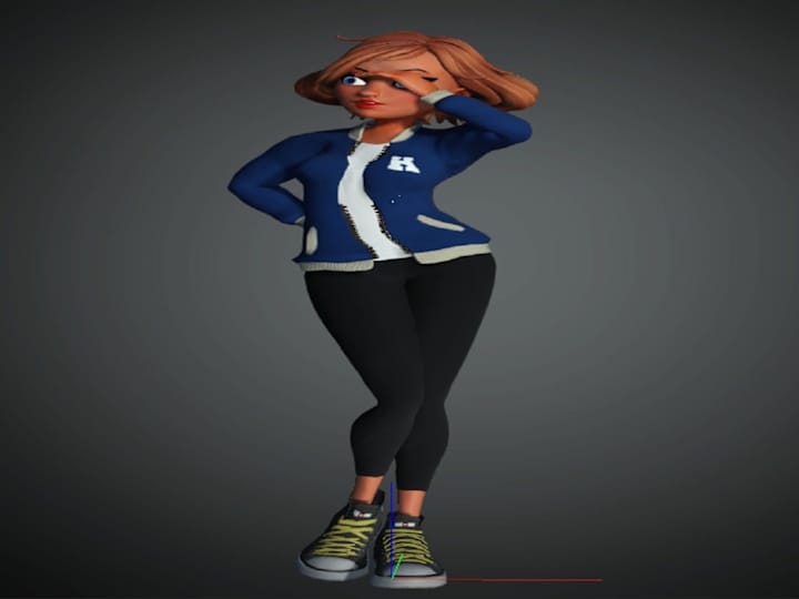 Cover image for Creating a 3D Female Character Model for Animation and Gaming
