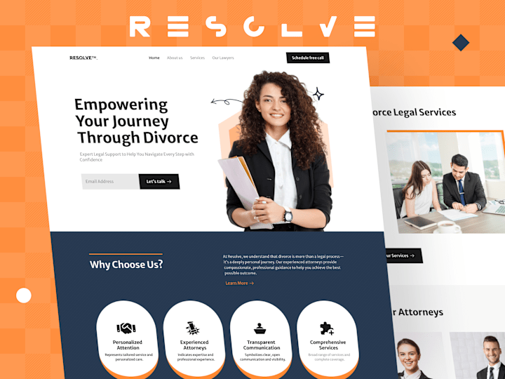 Cover image for Resolve-Divorce Attorny Landing page
