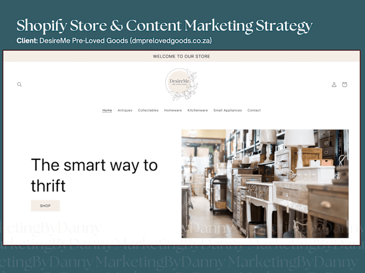 Cover image for Shopify Store & Content Strategy